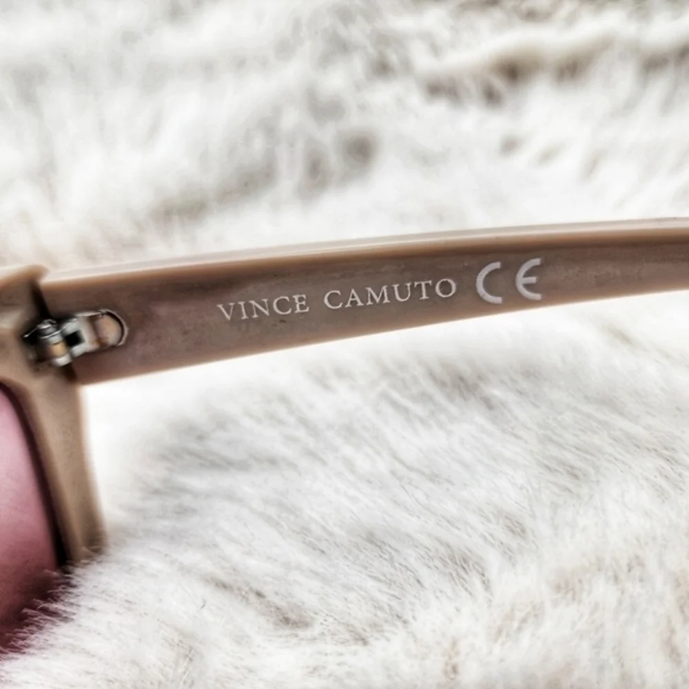 Vince Camuto‎ beige with purple tinted frames, used sungalsses